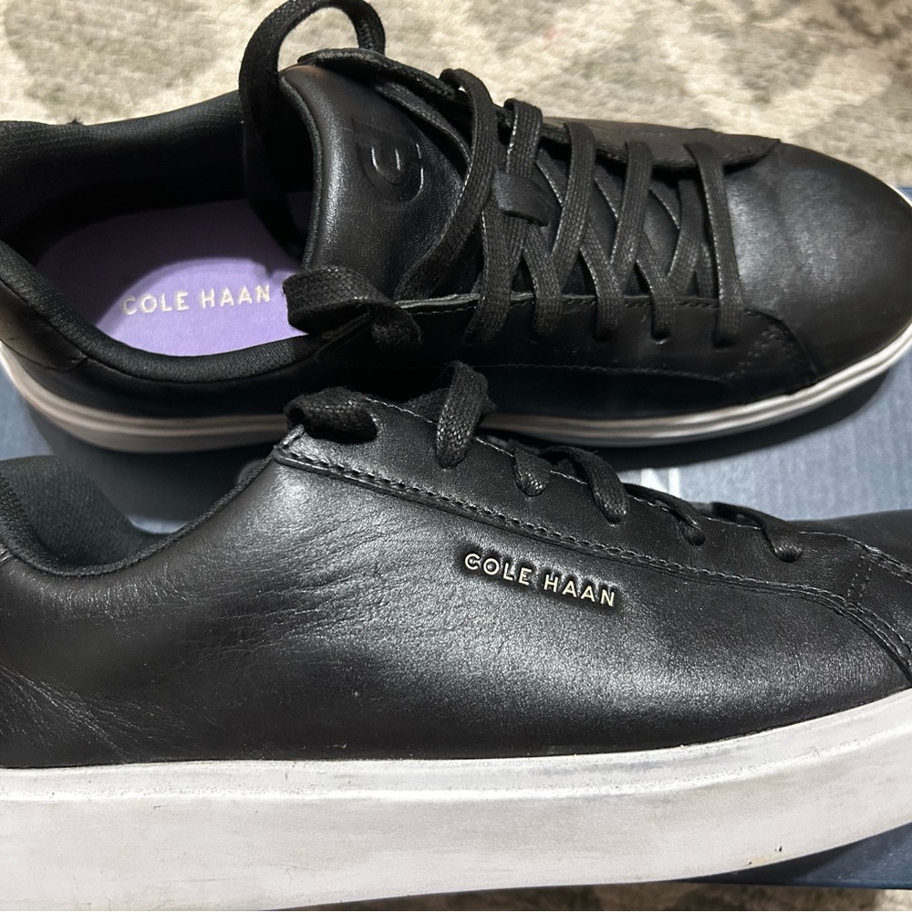 Cole Haan Leather Sneakers (8) Women's Grand Crosscourt Daily Sneaker